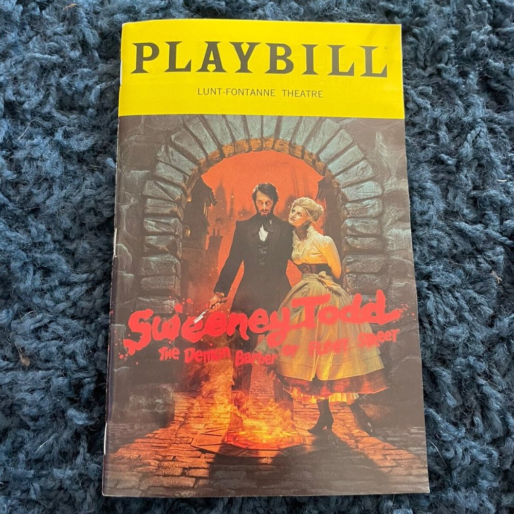 Sweeney Todd Broadway Playbill Josh Groban Annaleigh Ashford Gaten Matarazzo